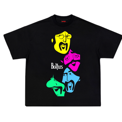 Oversized Heavy Weight T-shirt | THE BEATLES Mask