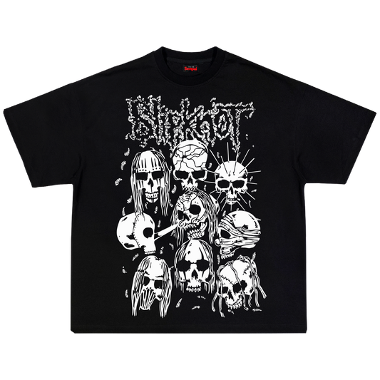 Oversized Heavy Weight T-shirt | Slipknot skull